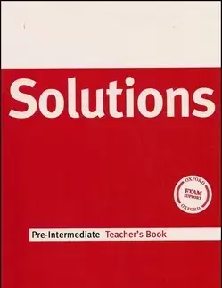 Učebnice a príručky Solutions Pre-Intermediate Teacher´s Book - Caroline Krantz,Jean-Luc Guérin