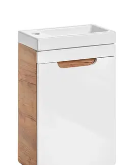 Skrinky s umývadlom ArtCom Kúpeľňová skrinka s umývadlom ARUBA White U40/1 | 40 cm