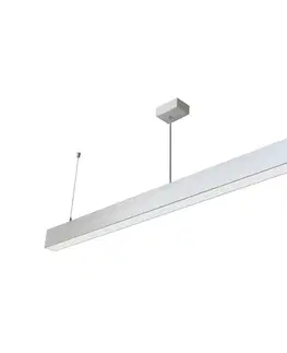Svietidlá APLED - LED Luster na lanku LOOK LED/46W/230V 4000K 120 cm strieborná 20757