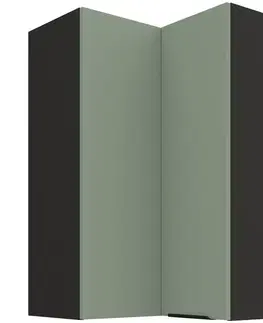 Kuchynské skrinky visiace Kuchynská skrinka Aria-SA/BL anti fingerprint 60X60 GN-90 2F (90°)