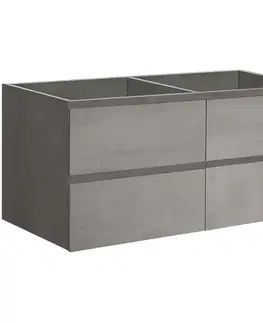 Kúpeľňový nábytok CERANO - Kúpeľňová skrinka pod umývadlo Carole - betónovo šedá - 119x48x45 CER-8050BD7619