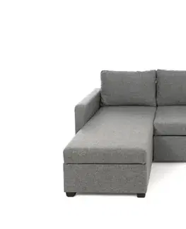 Pohovky a gauče Rohová rozkladacia pohovka Kado - Light Grey