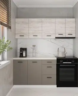 Kuchynské linky VANESA kuchynská zostava 180, artwood/toffi