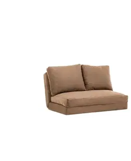 Pohovky a gauče Dvojmiestna rozkladacia pohovka Taida - Light Brown