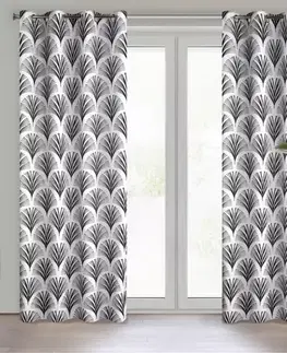 Závesy do spálne Záves KARIN 140X250 na priechodkách 392695