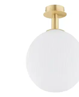 Svietidlá Argon 8505 - Stropné svietidlo PALOMA 1xE27/15W/230V zlatá/biela 8505