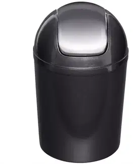 Plastové koše Vyklápací kôš 5 l grafit matalizovaná klapka 506-07