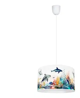 Svietidlá HEXE Detský luster OCEAN 1xE27/60W/230V 0916