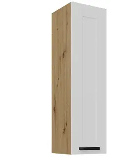 Kuchynské skrinky visiace Skrinka do kuchyne Luna biely matná/artisan 30G-108 1F
