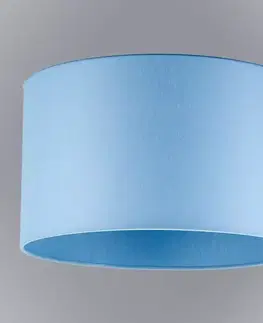 Moderné lampy do obývačky Tienidlo valček 9695 Modrá D40