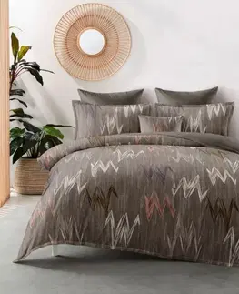 Obliečky 3 dielne Flanelové obliečky polycotton Johan 200x140cm+90x70cm TiaHome