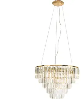 Svietidlá MAXLIGHT P0424 - Luster na lanku MONACO 15xG9/40W/230V pr. 60 cm zlatá P0424