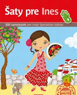 Nalepovačky, vystrihovačky, skladačky Šaty pre INES – Kniha samolepiek
