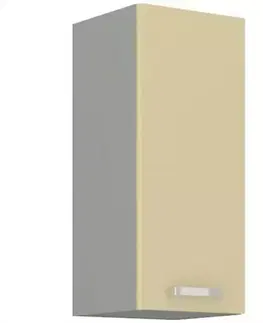 Kuchynské skrinky visiace Skrinka do kuchyne Karmen 30G-72 1F crem