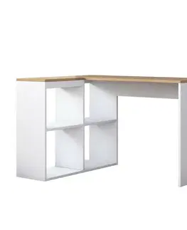 Konferenčné stolíky Pracovný stôl Haril Oak and White
