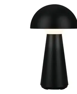 Lampy Briloner - LED stmievateľná nabíjateľná dotyková vonkajšia stolová lampa LED/2,6W/5V 3000K IP44 čierna 7421-015