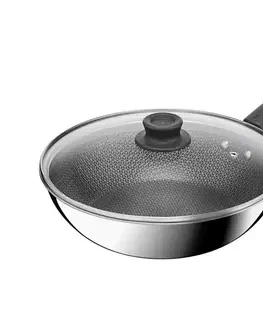 Panvice a hrnce Tefal - Panvica s pokrievkou WOK POWER 28 cm E3411655