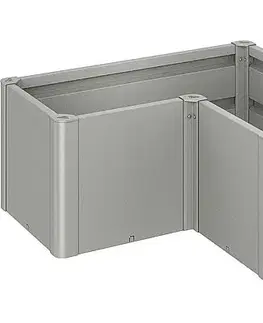 Truhlíky Biohort Hrantík BIOHORT Belvedere L 103 x 103 x 45 cm (sivý kremeň metalíza)