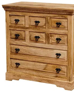 Komody Komoda Guru 90x90x45 indický masív mango