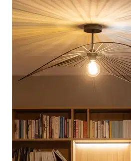 Svietidlá BRILAGI - LED prisadený luster CERIA WIRE 1xE27/60W/230V 60x80 cm čierna/bronzová BG3989+EG300147