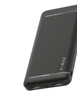 Predlžovacie káble Aligator AX0003 - Powerbanka A-MAX 10000 mAh 3,7V čierna AX0003