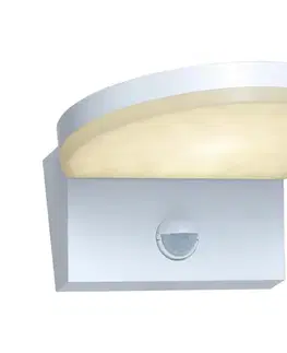 Záhradné lampy Rabalux 77120 -LED Vonkajšie nás. sviet. so senzorom BATIDA LED/9W/230V IP54 biela 77120