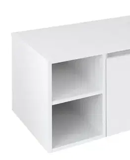 Kúpeľňový nábytok SAPHO - LOREA skrinka 120x46x51,5cm (30P+90cm), pravá, biela matná LE090-3131-R-04