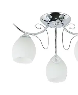 Svietidlá  Prisadený luster ELLA 3xE27/15W/230V lesklý chróm ML2762