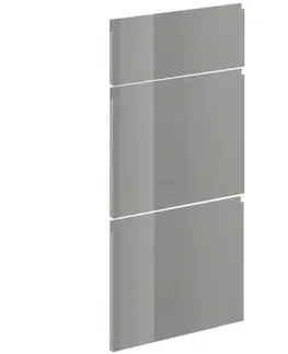 Kuchynské skrinky Čelo skrinky Luxeo F02-D40S3 Axis pro grey lak