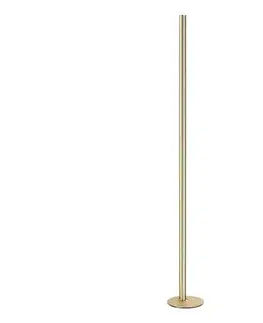 Lampy Ideal Lux - LED stmievateľná stojacia lampa DORICA LED/50W/230V CRI 90 mosadz 366166