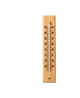 Kuchynské teplomery Teplomer izbový vnútorný drevený 29 cm WW