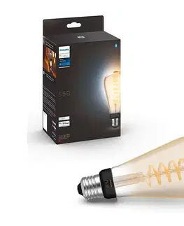 LED osvetlenie LED Stmievateľná žiarovka Philips Hue WHITE AMBIANCE ST72 E27/7W/230V 2200-4500K 871951430150400