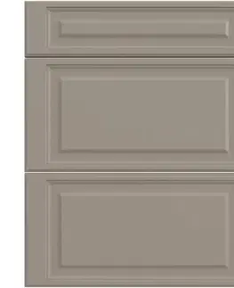 Dvierka a čelá zásuviek pre kuchynske skrinky Kuchynská predná časť D60s3  V6 K257 Kašmír Matná Grii