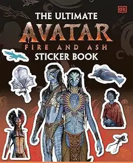Pre deti a mládež - ostatné Avatar Fire and Ash Ultimate Sticker Book