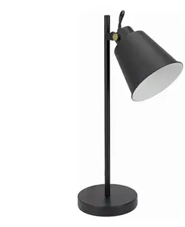 Lampy SmartLED Stolná lampa 1xE27/40W/230V čierna 7924