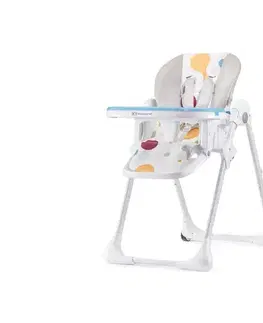 Jedálenská stolička KINDERKRAFT - Detská jedálenská stolička YUMMY béžová/biela KKKYUMMMUL0000