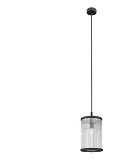 Svietidlá Zuma Line P0528-01F-P7AC - Luster na lanku SERGIO 1xE14/60W/230V čierna P0528-01F-P7AC