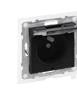 Predlžovacie káble Legrand - Vonkajšia zásuvka bez rámčeka 250V/16A NILOE STEP IP44 čierna 721486