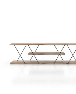 TV stolíky TV stolík Canaz v2 - Black, Walnut