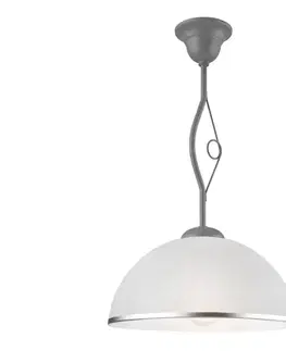 Svietidlá  Luster na tyči RETRO 1xE27/60W/230V strieborná LM-1.24/srebrny