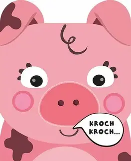 Nalepovačky, vystrihovačky, skladačky Vymaľovanky s prasiatkom Kroch, kroch...