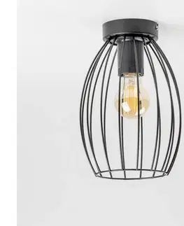 Svietidlá  LED Stropné svietidlo 1xE27/6,5W/230V čierne 9A21994