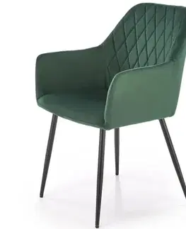 Kuchynské stoličky Stolička K558 zelená
