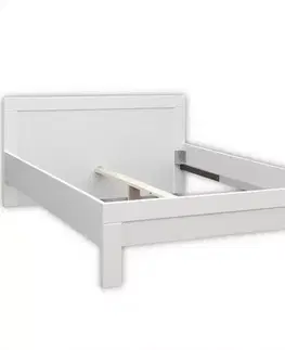 Postele Posteľ Snow 146X200 SNWL14 biely mat