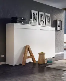Manželské postele Sklápacia posteľ KOMFORT PRO CP-04, biela