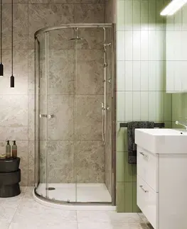 Kúpeľňový nábytok Mereo Leny, kúpeľňová skrinka s keramickým umývadlom 50 cm, biela CN810N