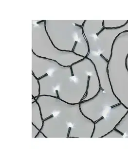 LED osvetlenie  LED vonkajší svetelný reťazec 180xLED/8 režimov 23m IP44 studená biela D4AC09