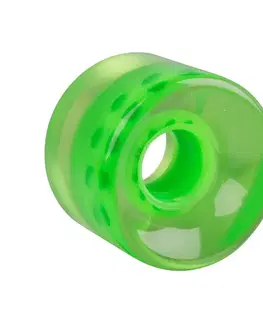 Skate kolieska Priehľadné koliesko na pennyboard 60*45 mm zelená