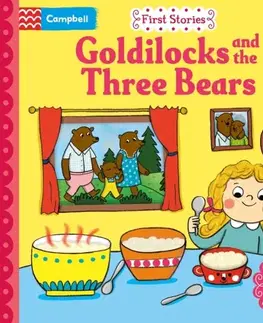 Leporelá, krabičky, puzzle knihy Goldilocks and the Three Bears - Campbell Books