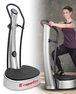 Vibromasážne stroje VibroGym inSPORTline Lotos hnedá